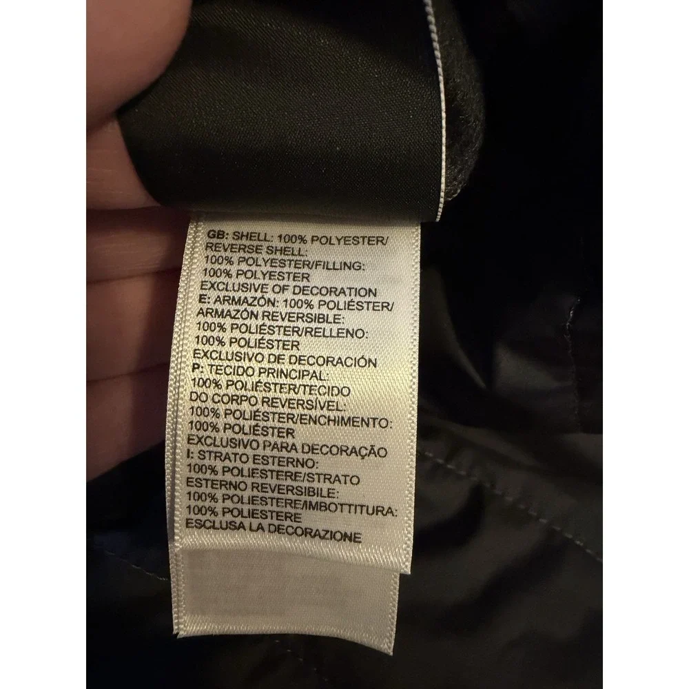 THE NORTH FACE MOSSBUD INSULATED REVERSIBLE JACKET WOMEN'S Black Grey XL Outdoor - Picture 4 of 4